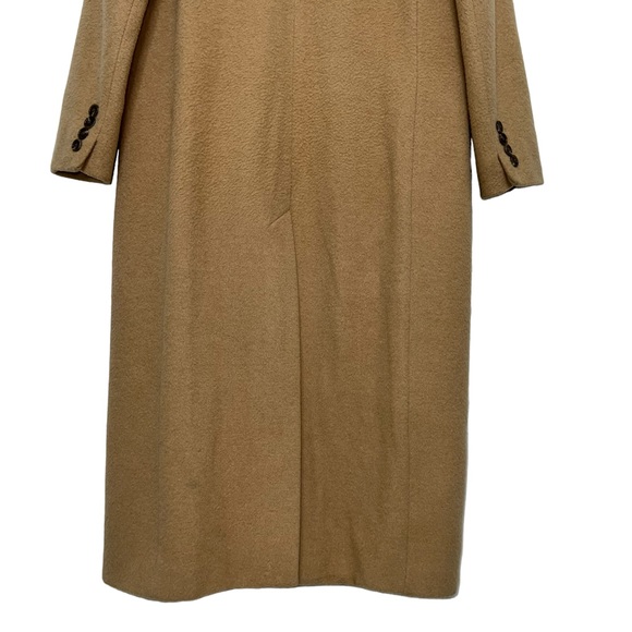 Lauren Ralph Lauren Camel Overcoat Vintage Y2K Made In USA Size 4 Petite - Picture 9 of 17